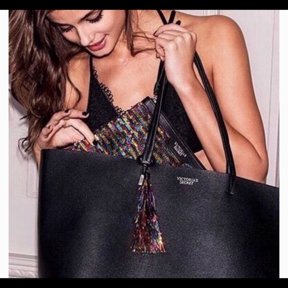 VS Limited Edition Extra Large Tote Bag &Pouch Set - Picture 3 of 5